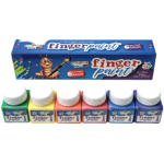COLOUR ME CMC-1688 Finger Paint Bottles 30ml Assorted Set of 6